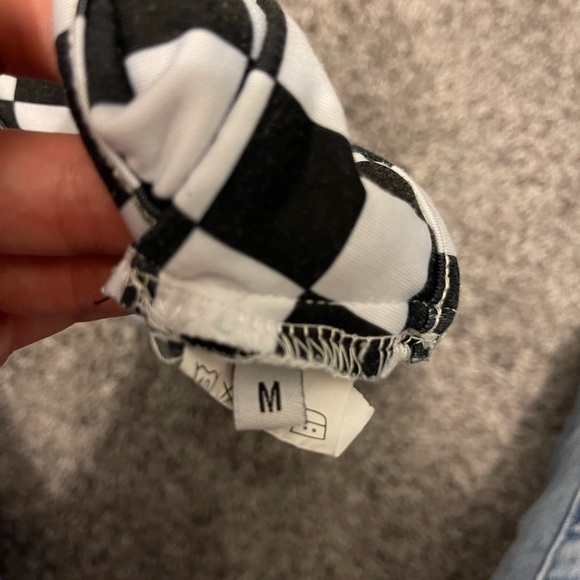 Checkered Top - size medium - Picture 3 of 4